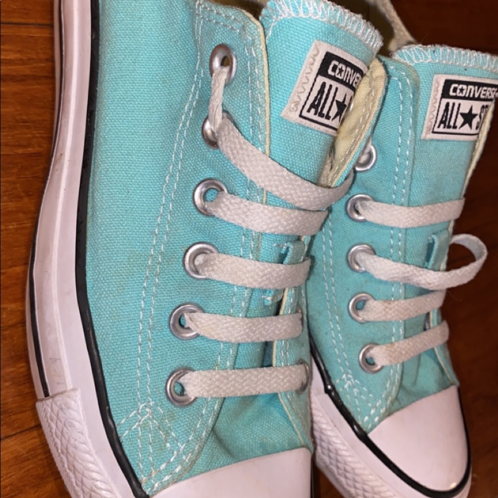 Light blue converse